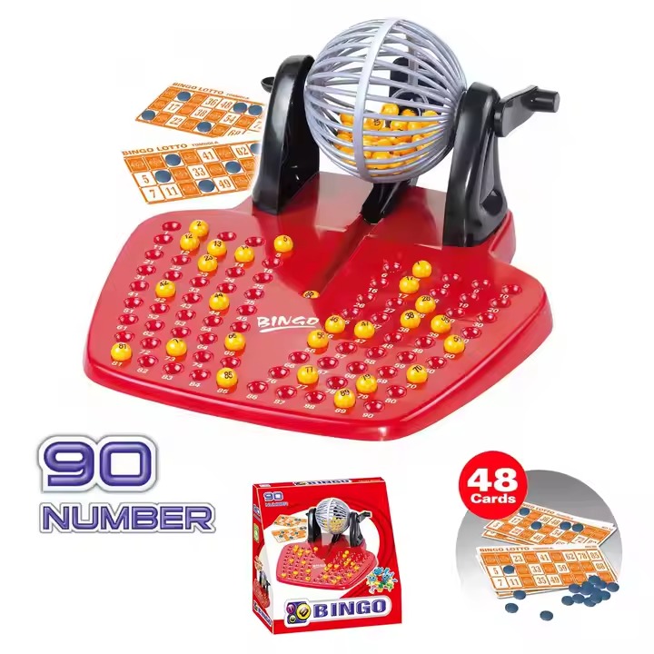 Miniatura 3 de Bingo de Mesa 90 Numeros 48 Tarjetones